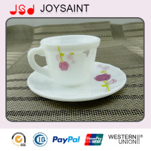 Opal Glass coffee Cup and Saucer 190cc